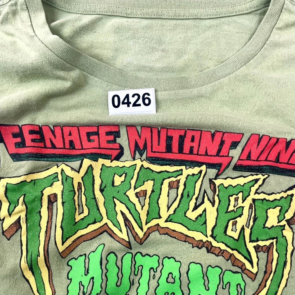 Teenage Mutant Ninja Turtles Mutant Mayhem T Shirt Mens Large Green Short Sleeve